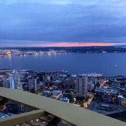 Letzte Sonnenstrahlen erhaschen von der Needle aus