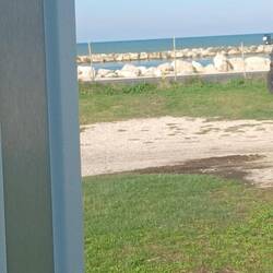 Unser Stellplatz direkt am Meer
