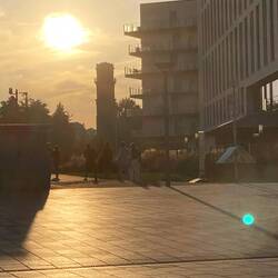 Kombinationen: Schönes Licht und alter Leuchtturm.