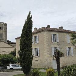 Some very large houses at a village entrance
