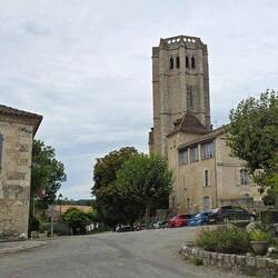 View of the collegiate church