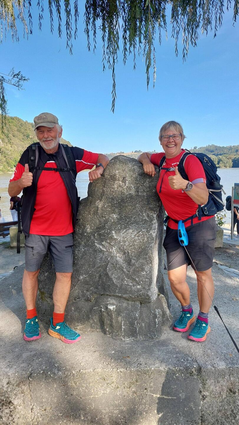 Passau erreicht, Goldsteig geschafft!