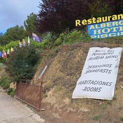 I'd seen this place in a guide book, thinking you'd never miss that, not knowing we were staying here.