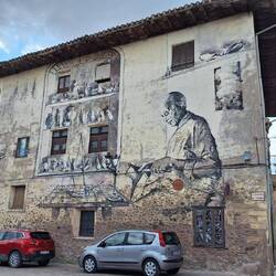 Opposite the first one.