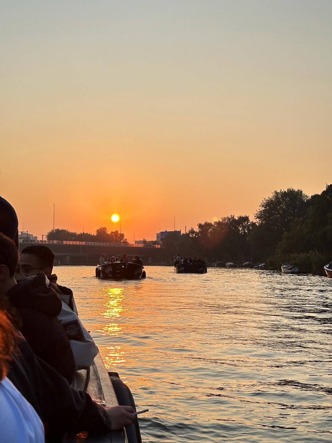 Sunset boat ride