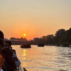 Sunset boat ride