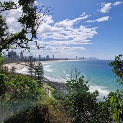 Aussichtspunkt mit Blick auf die Gold Coast