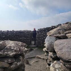 4000 year old stone huts.