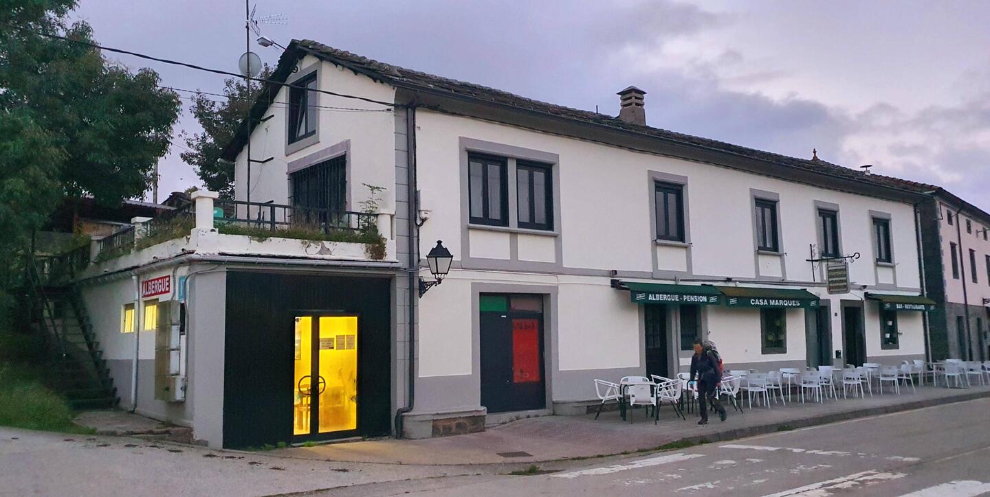 Mon albergue à Berducedo ce matin