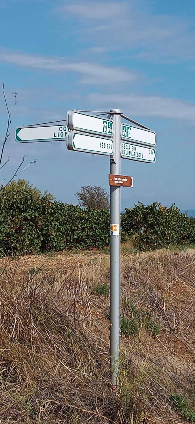 Es gibt Fahrradwege