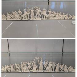 Reproductions of the East and West friezes of the Parthenon