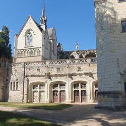 Das renovierungsbedürftig Schloss von Cunault