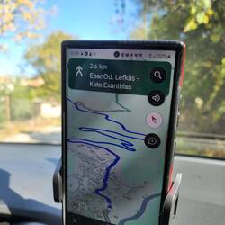 The road to Agios Nikitas