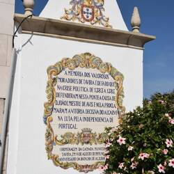 Gedenktafel für die Gefallenen im Kampf um die Unabhängigkeit Portugals