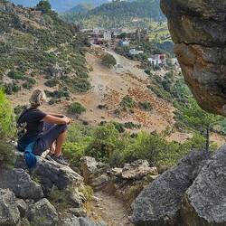 Kleine Wanderung zwischendurch mit Blick auf dem guten Theo