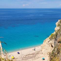 The Northern end of the beach