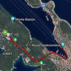 Hier noch die Anfahrt zur Fähre