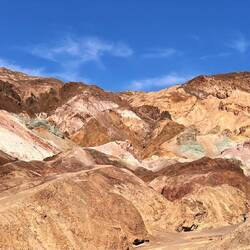 Felsen in den verschiedenen Farben am Artists Drive