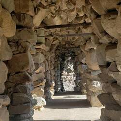 Grotte zur Überwinterung der Fledermäuse