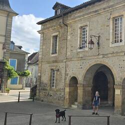 Inside the main gateway