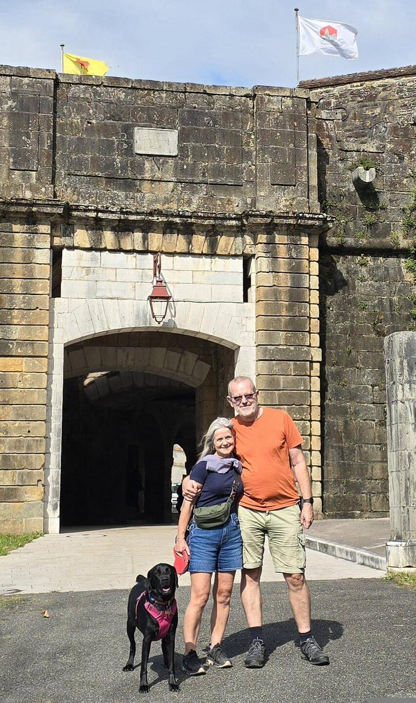 Outside the main gateway into the Beaux Village
