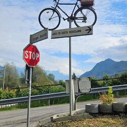Unterwegs auf dem Valsugana Radweg