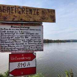 Die Prammündung, wieder alles handgeschrieben!