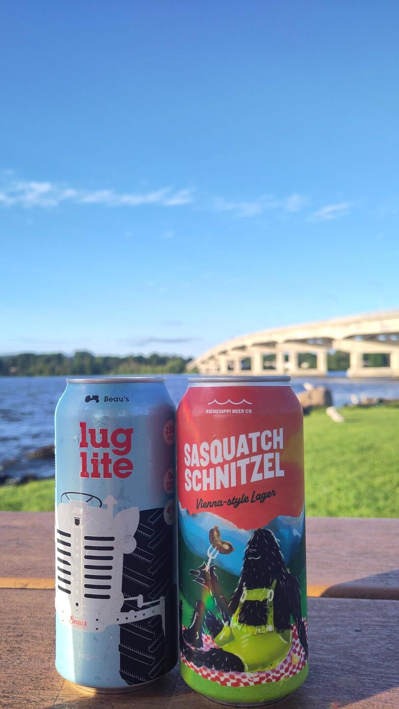 Ein bisschen wie am Rhein, mit Blick auf Frankreich (Quebec)