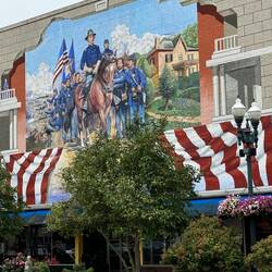 General WHL Wallace mural