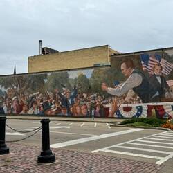 Day of the great debate mural