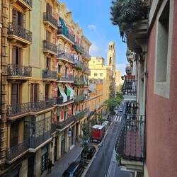 Street view from apartment
