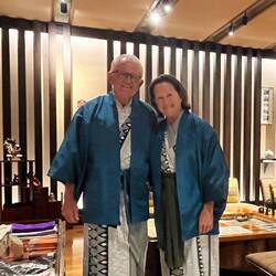 Dressed up for dinner