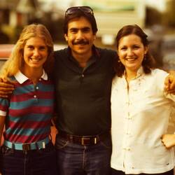 With Moyra & Don in Portland, OR (1982).