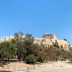 Blick auf die Akropolis