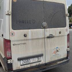 The back of our van