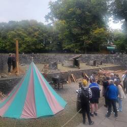 Bunratty Folk Park was interesting. There were displays of country life from historical times.