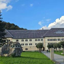 The museum building is now the centre piece of the town