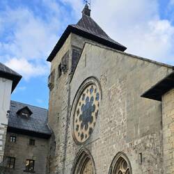 The royal collegiate church holds a service and blessings for pilgrims every evening