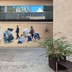 Courtyard in the University