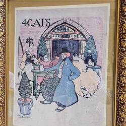 Picasso's menu at 4 cats