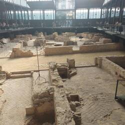 Foundations uncovered during renos to building.