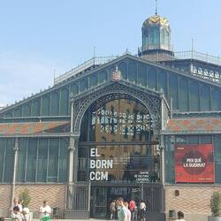 World's Fair building, built over foundations of old homes that were demolished.