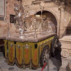 Even the wheels looked like they were made of silver.