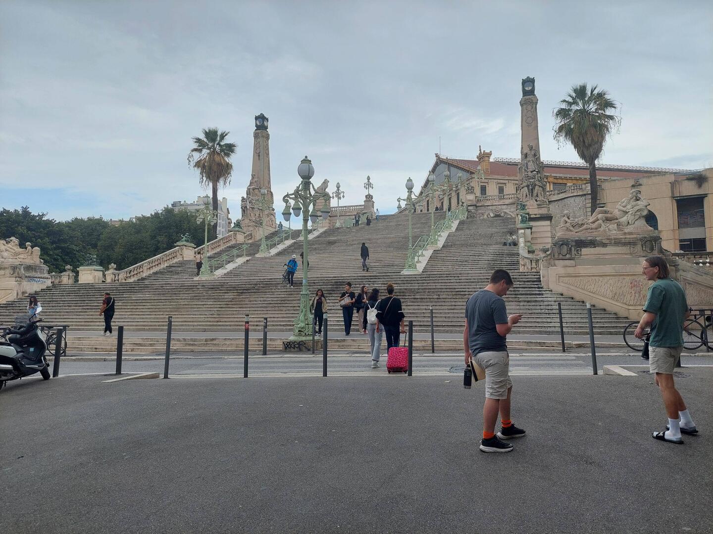 Steps to Marseilles Train Station