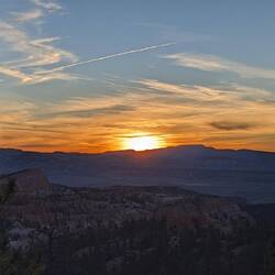 Schnell noch Sonnenaufgang im Bryce anschauen...