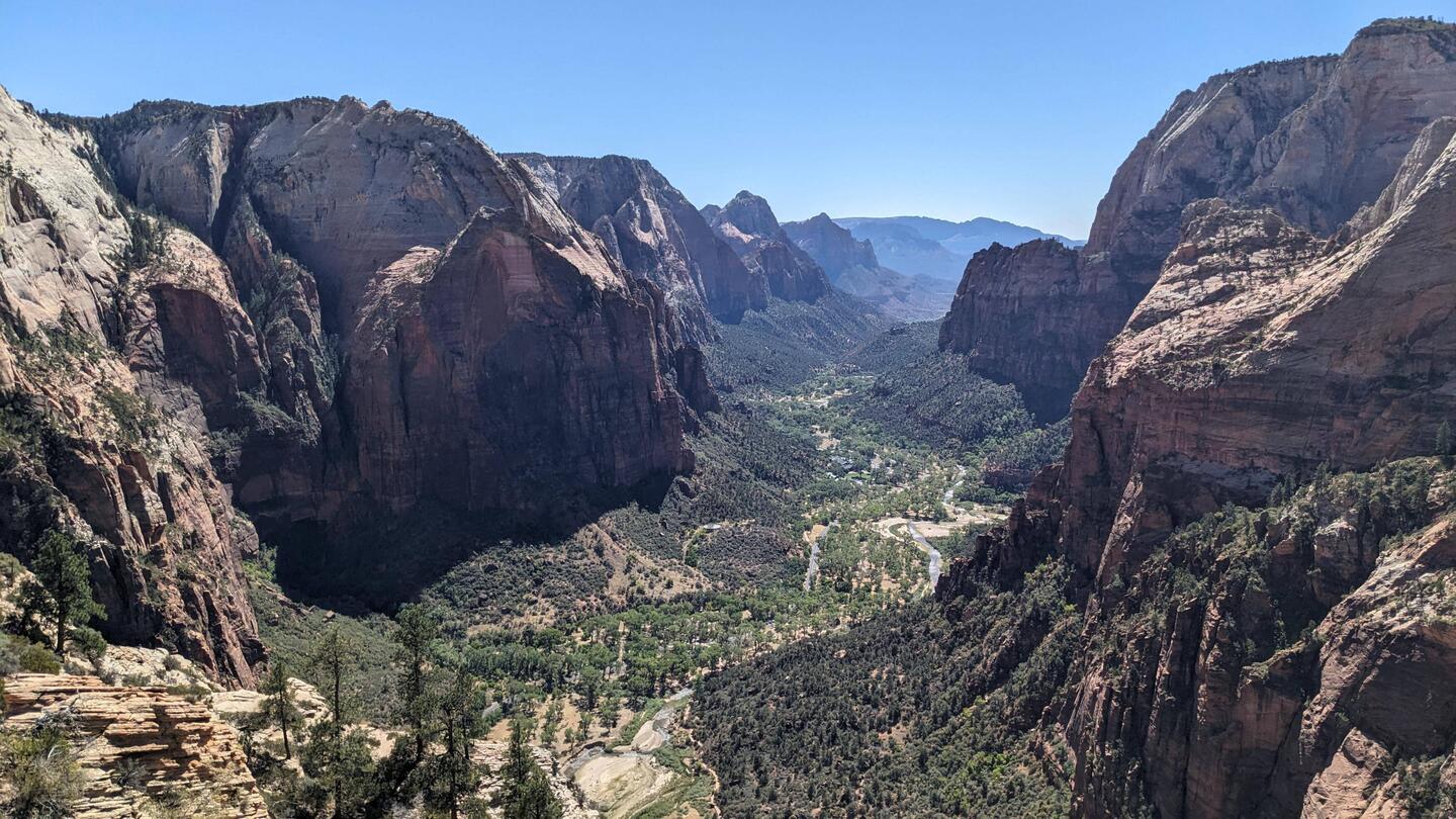 Blick aus dem Canyon hinaus