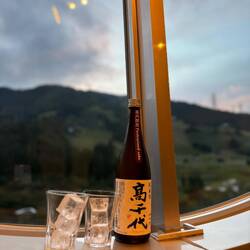 Sake before dinner