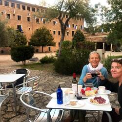 Staying in the monastery of Lluc