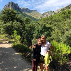 It was raining so much that our clothes were heavy with water ... what a hike!