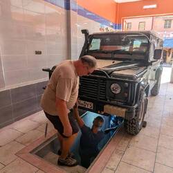 Der Landy wird gecheckt